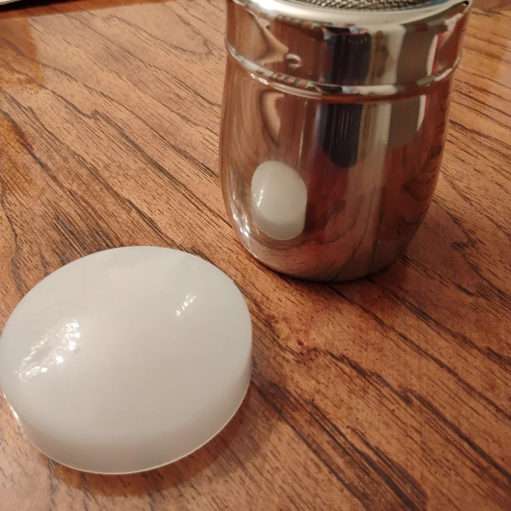 Williams Sonoma Silver Shaker with Lid